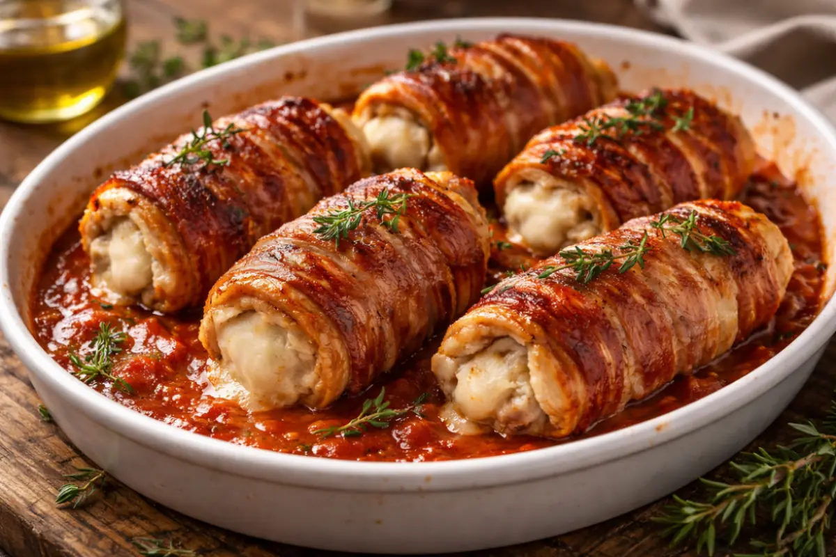 Involtini di pollo