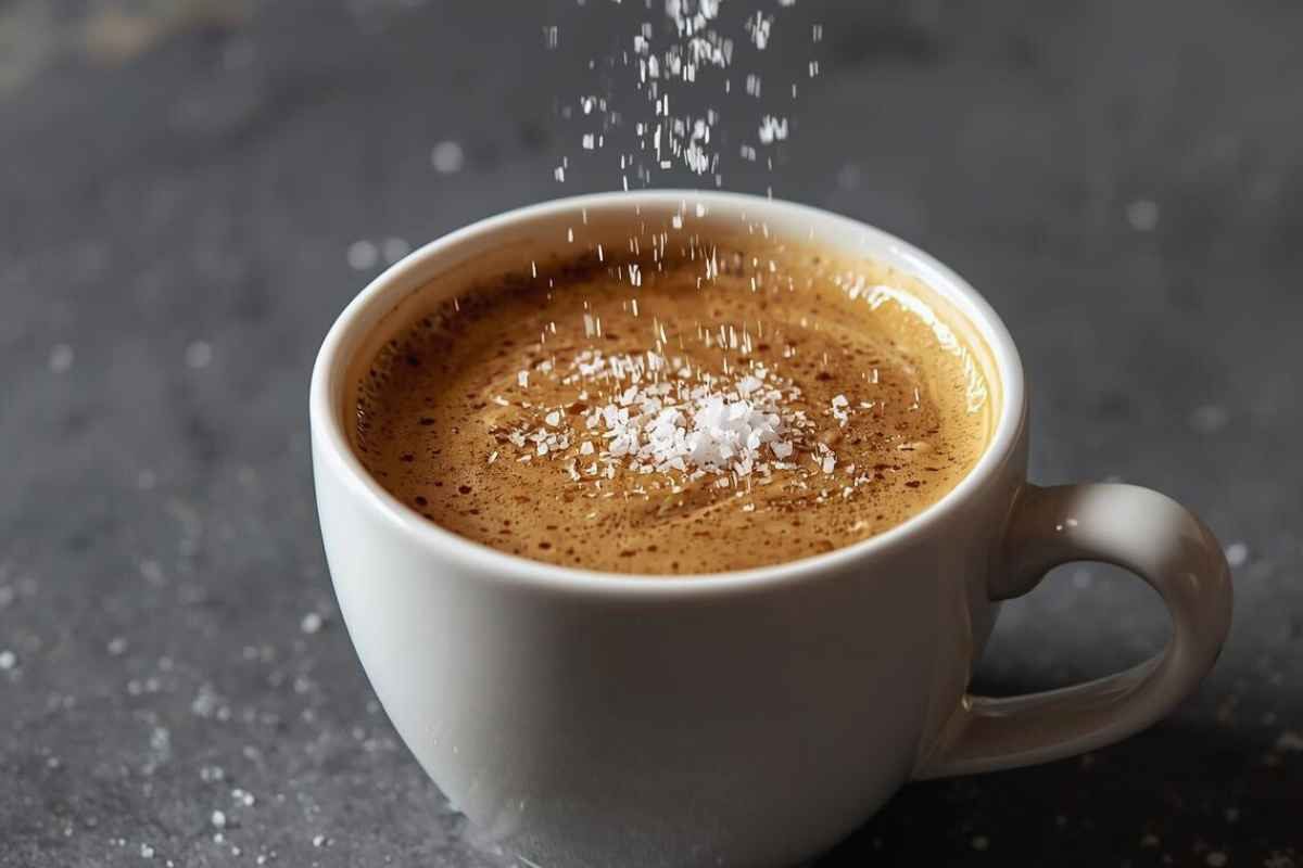 Perché dovresti aggiungere un pizzico di sale nel caffè