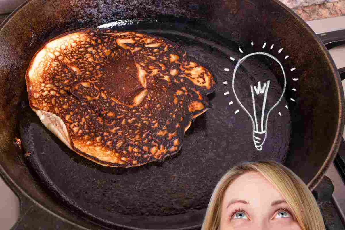 padelle bruciate: il trucco per farle tornare come nuove