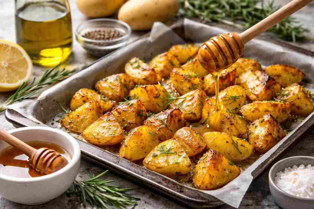 Patate e miele, il gusto esplode